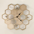 นาฬิกาติดผนังรวงผึ้ง - Beehive Clock