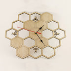 นาฬิกาติดผนังรวงผึ้ง - Beehive Clock