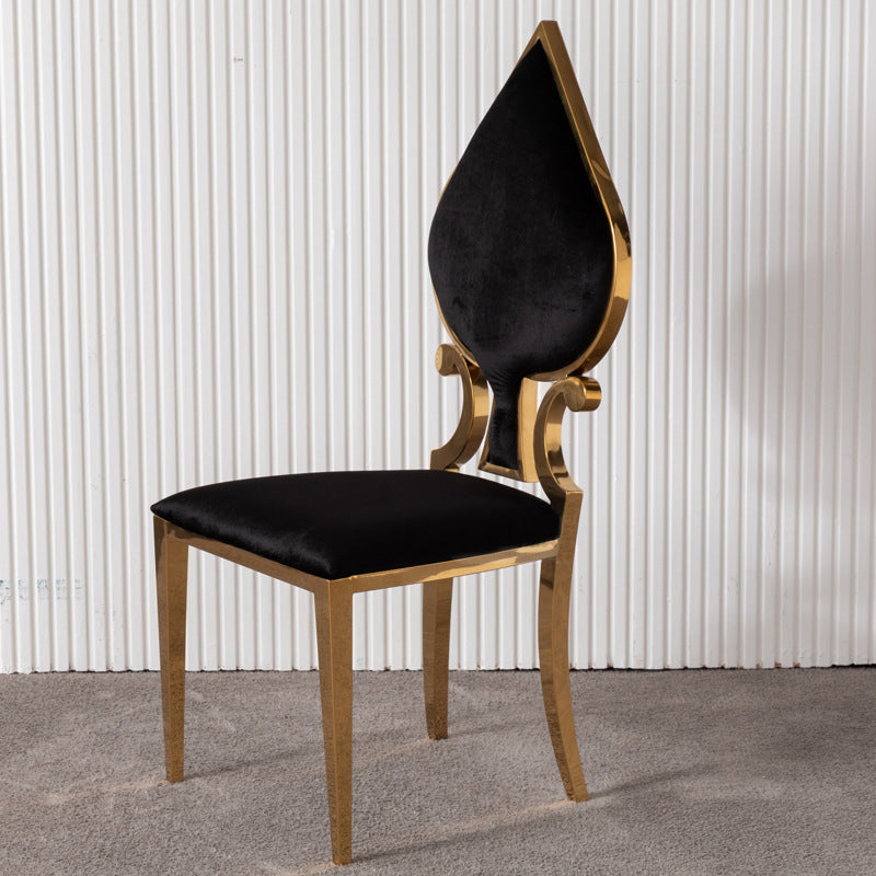 เก้าอี้สำหรับตกแต่งบ้าน - Stainless Steel Designed Dining Chair