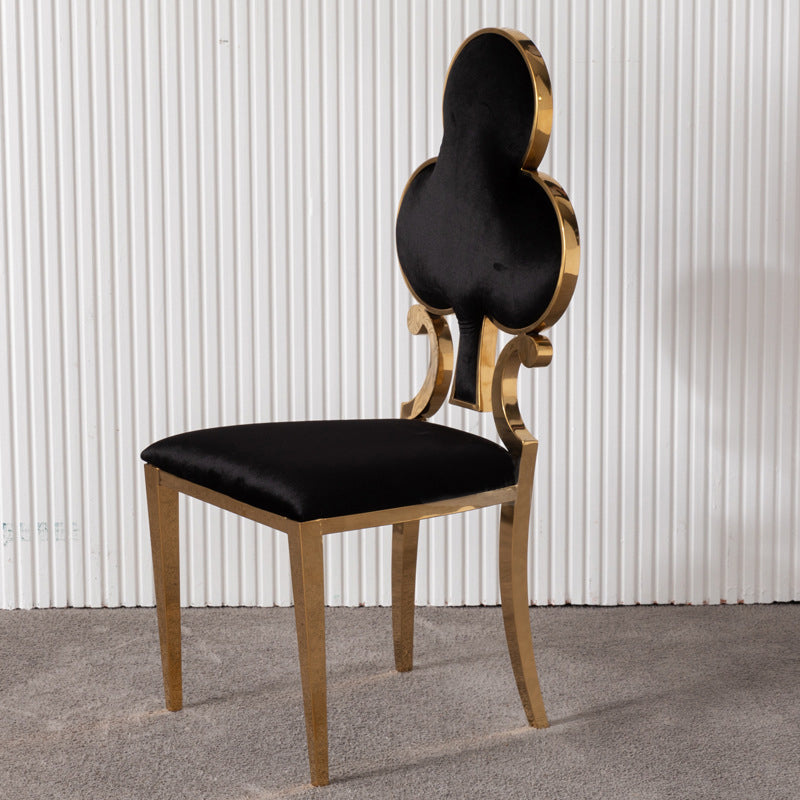 เก้าอี้สำหรับตกแต่งบ้าน - Stainless Steel Designed Dining Chair
