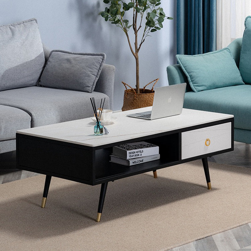 โต๊ะกลางทรงเหลี่ยมสไตล์ยุโรป - Coffee Table With Drawer II