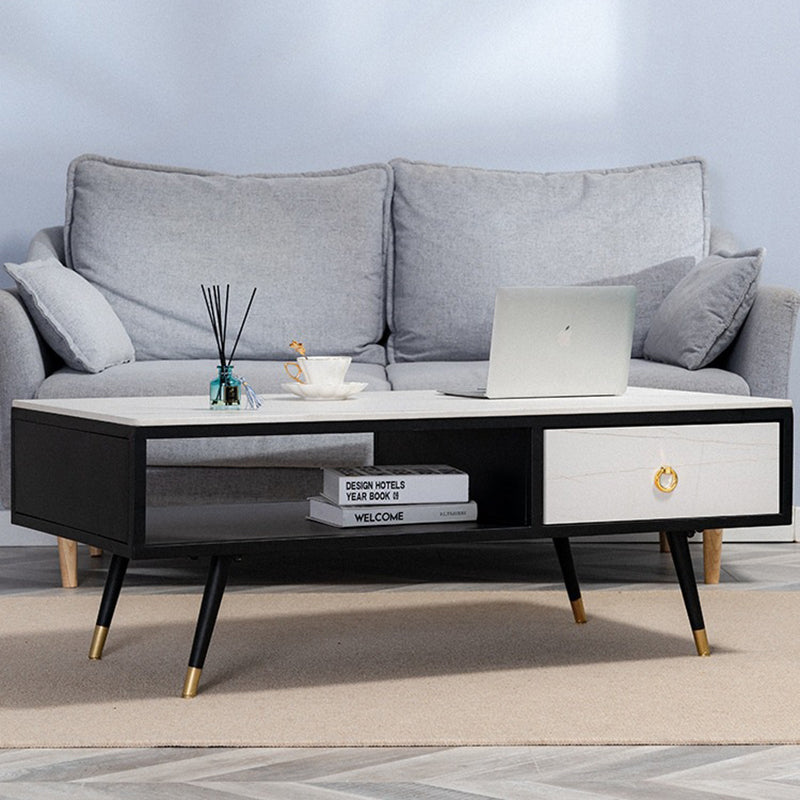 โต๊ะกลางทรงเหลี่ยมสไตล์ยุโรป - Coffee Table With Drawer II