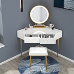 โต๊ะเครื่องแป้งเข้ามุม - Corner Dressing Table