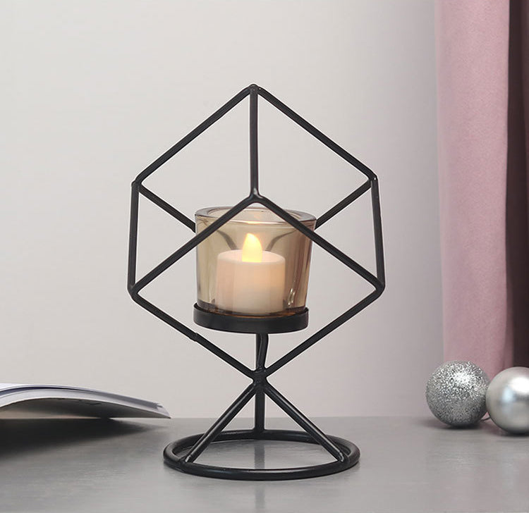 เชิงเทียนทรงกราฟฟิกสำหรับตกแต่งบ้าน - Decorating Candle Holder III