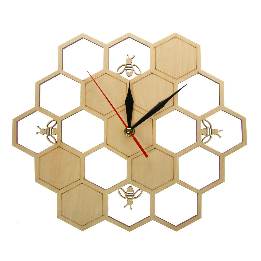 นาฬิกาติดผนังรวงผึ้ง - Beehive Clock