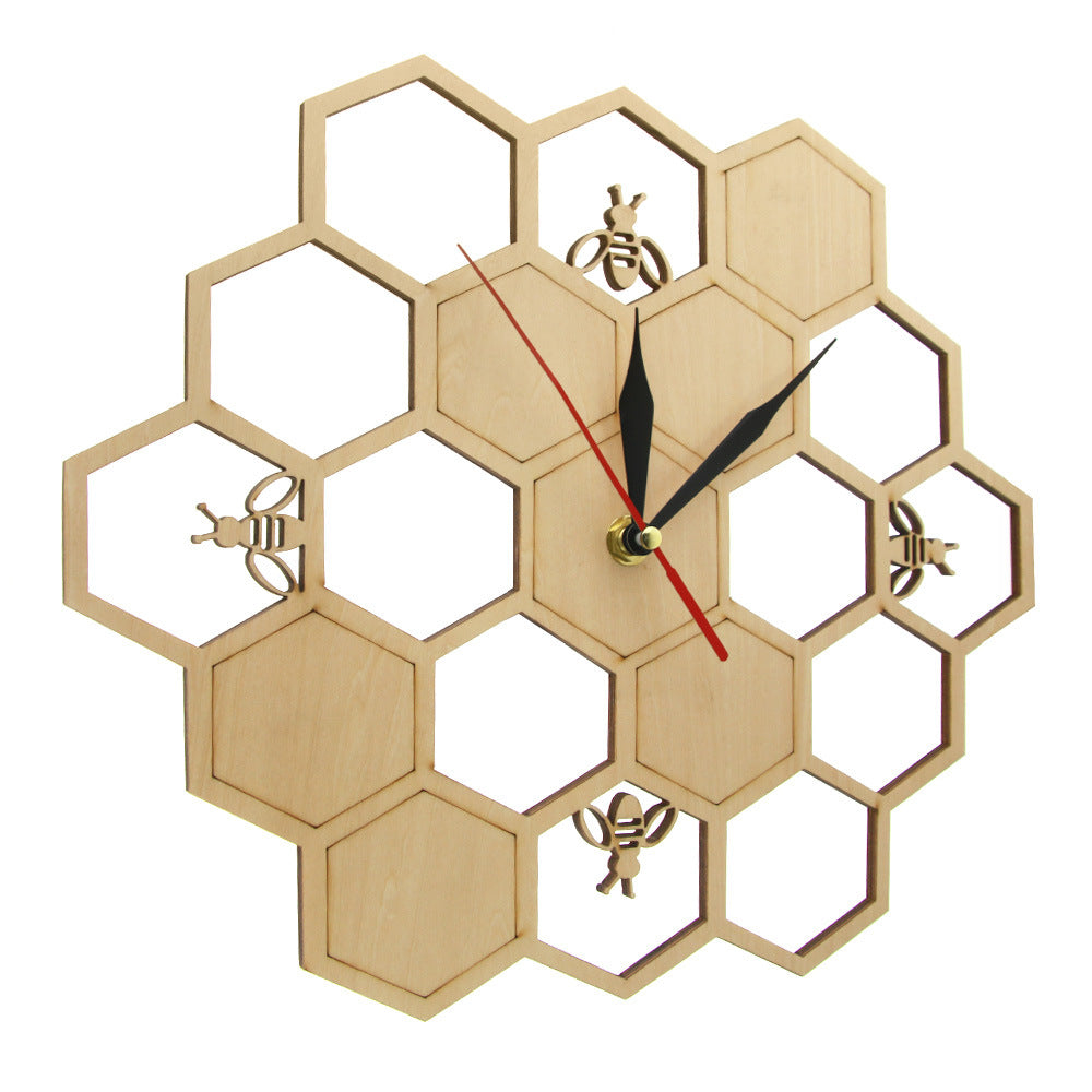 นาฬิกาติดผนังรวงผึ้ง - Beehive Clock