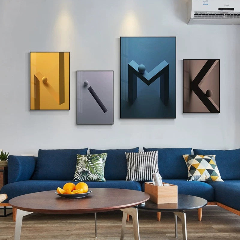 กรอบรูปตกแต่งผนังบ้าน - Decor Alphabet Canvas