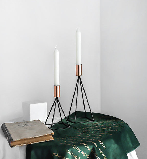 เชิงเทียนทรงกราฟฟิกสำหรับตกแต่งบ้าน - Decorating Candle Holder II