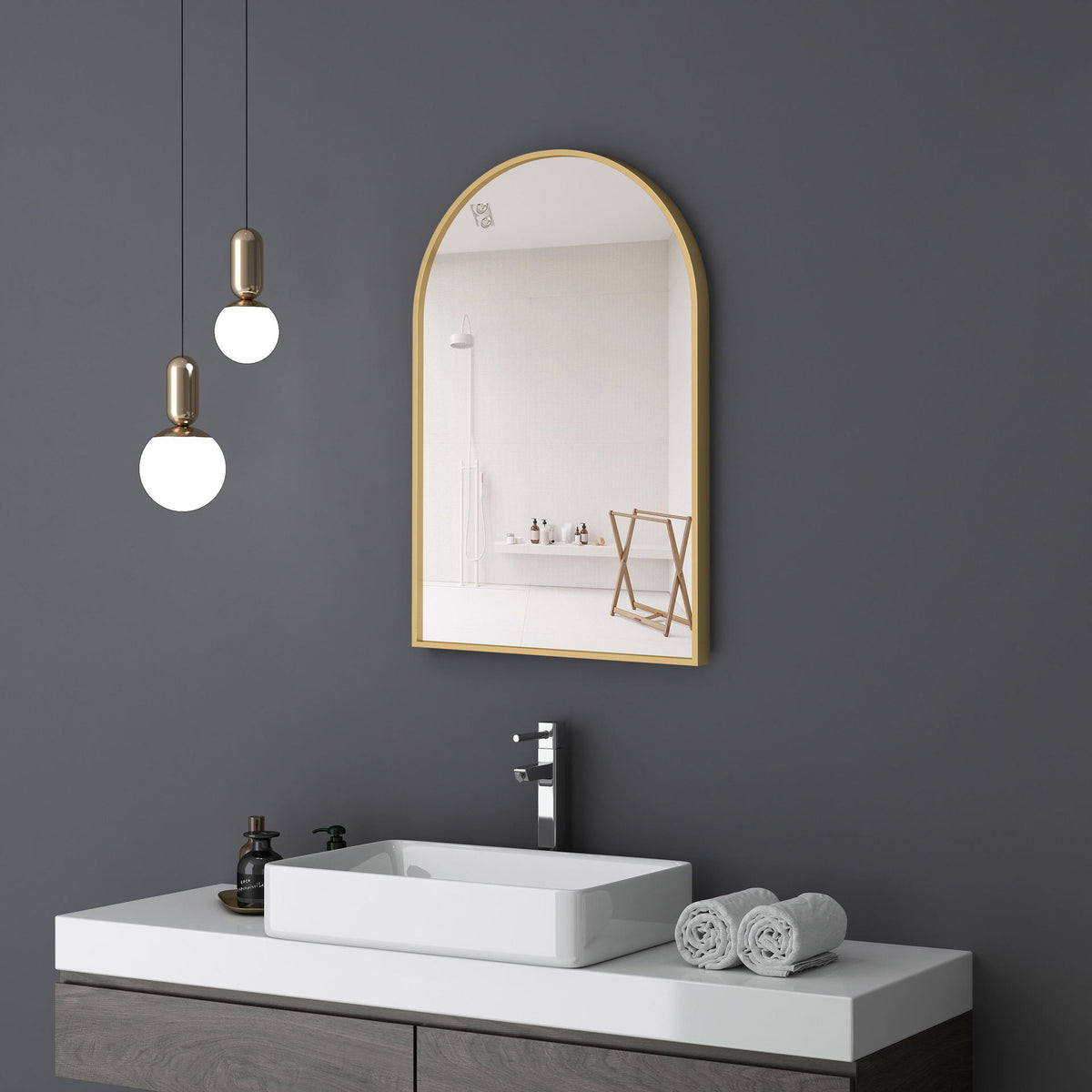 กระจกเงาติดผนัง - Bathroom Mirror