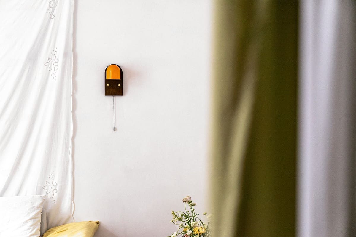 โคมไฟติดผนัง - Amber Pull Wall Lamp