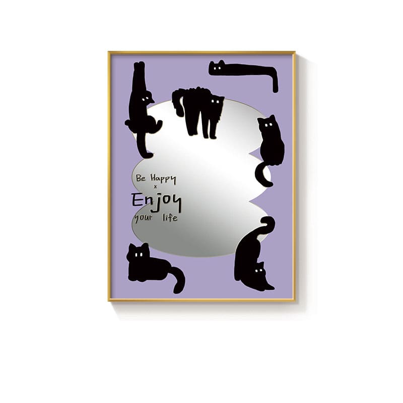 กระจกแต่งบ้าน - Cat Designed Decorating Mirror II
