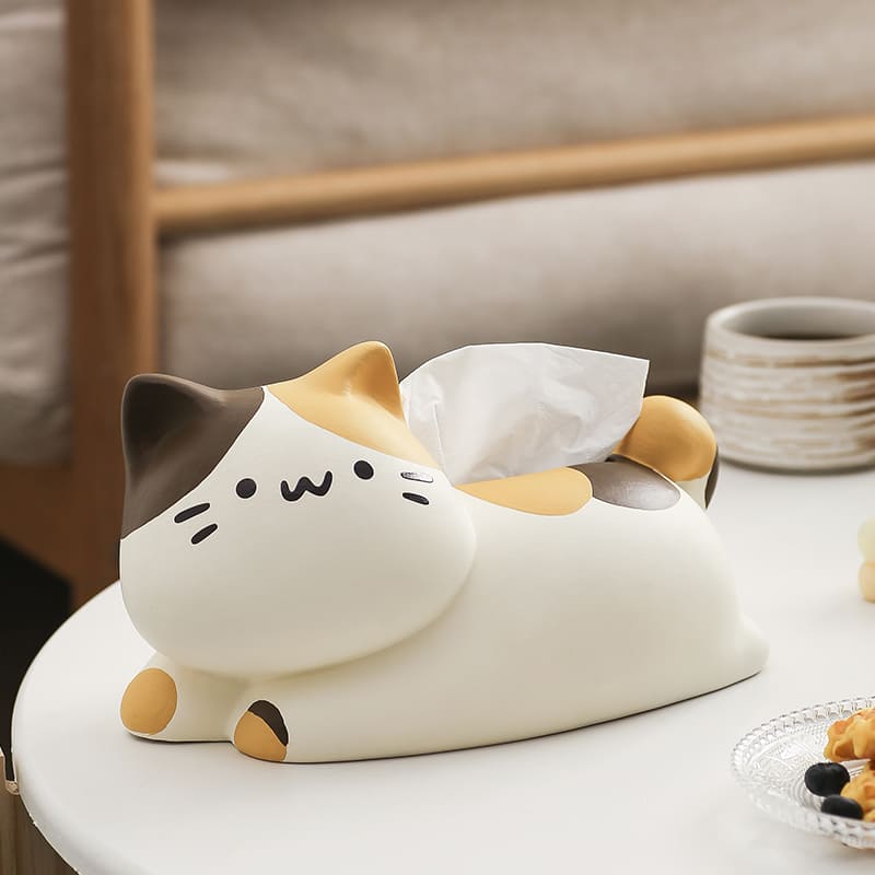 ที่ใส่กระดาษทิชชู่ตั้งโต๊ะ - Cat Lover Tissue Box II