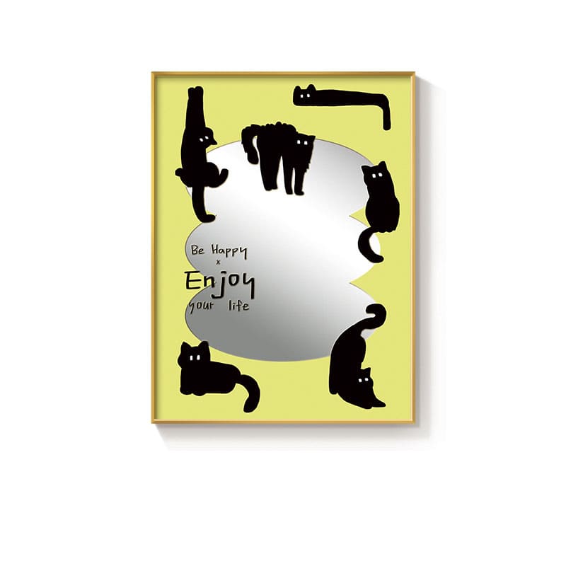 กระจกแต่งบ้าน - Cat Designed Decorating Mirror II