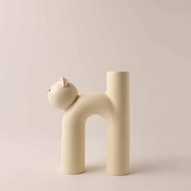 แจกันดอกไม้ตกแต่งบ้าน - Cat Designed Decorating Vase