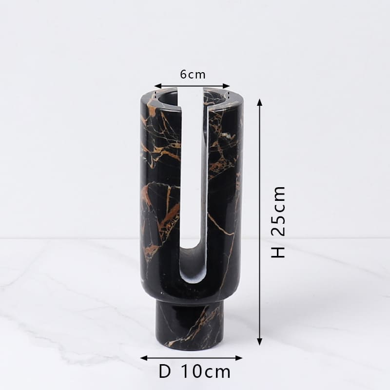 เชิงเทียนสำหรับตกแต่งบ้าน - Marble Designed Decorating Candle Holder
