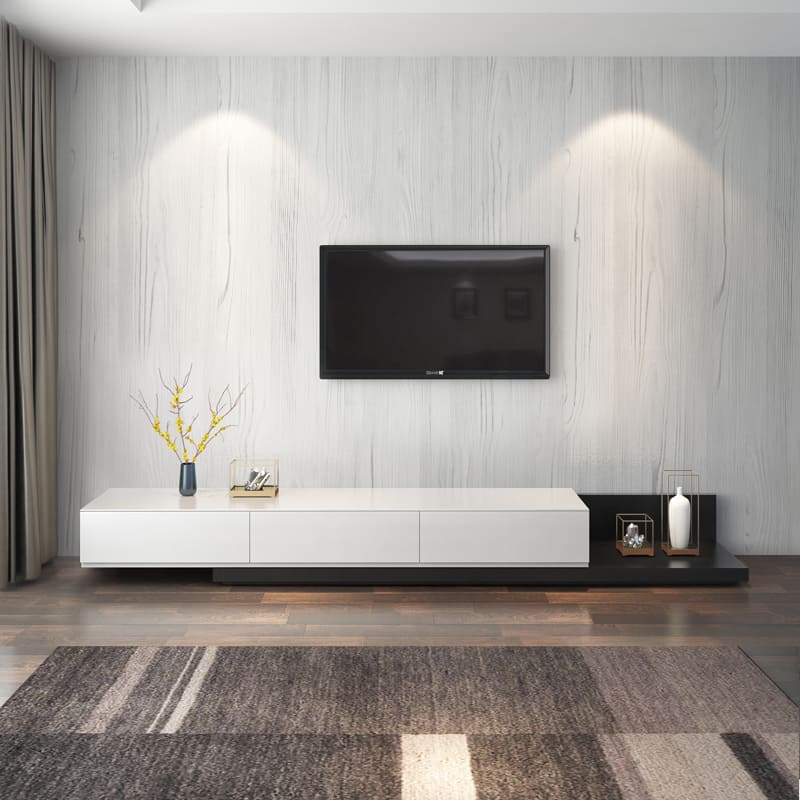 โต๊ะวางทีวีสำหรับห้องรับแขก - Wooden TV Table III