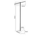 ราวแขวนเสื้อผ้า - Marble Designed Clothes Floor Hanger IV