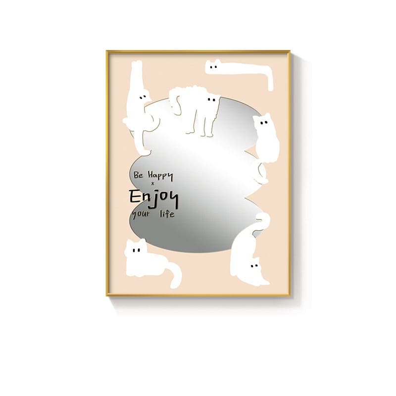 กระจกแต่งบ้าน - Cat Designed Decorating Mirror II