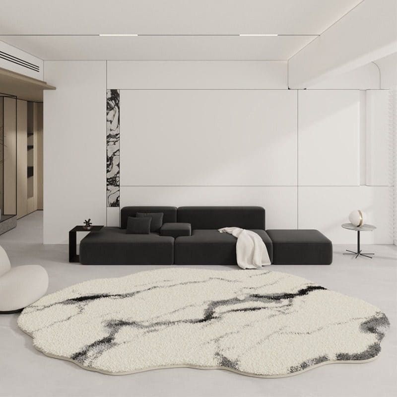 พรมแต่งบ้าน - Marble Designed Shaped Carpet