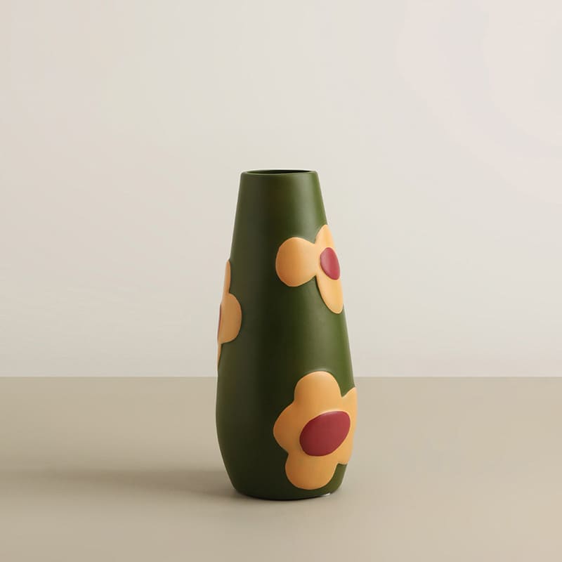 แจกันดอกไม้ตกแต่งบ้าน - Flower Designed Decorating Vase IX