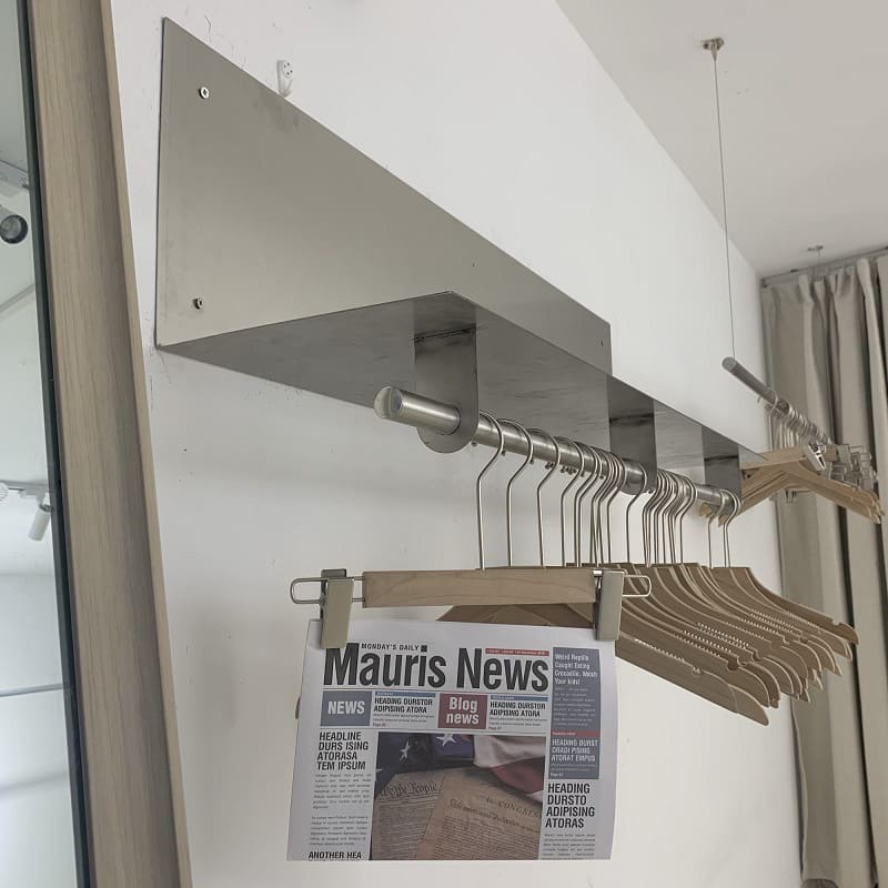ที่แขวนผ้าติดผนัง - Stainless Steel Decorating Wall Hanger