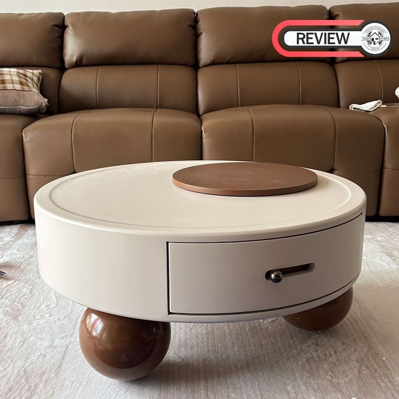 ชุดโต๊ะกลางห้องรับแขก - Nuvia Round Center Table Set
