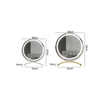 กระจกตั้งโต๊ะไฟ LED - LED Circle Mirror II