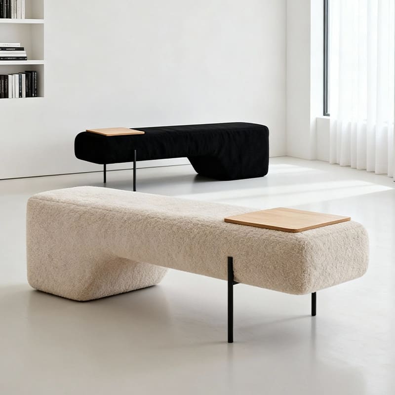 ม้านั่งสำหรับตกแต่งบ้าน - LUNARA Curve Bench