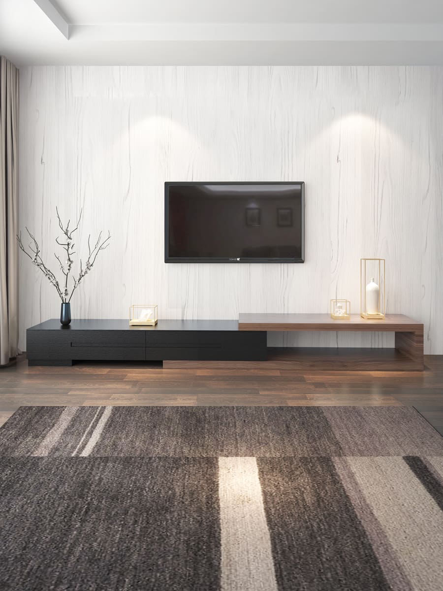 โต๊ะวางทีวีสำหรับห้องรับแขก - Wooden TV Table II