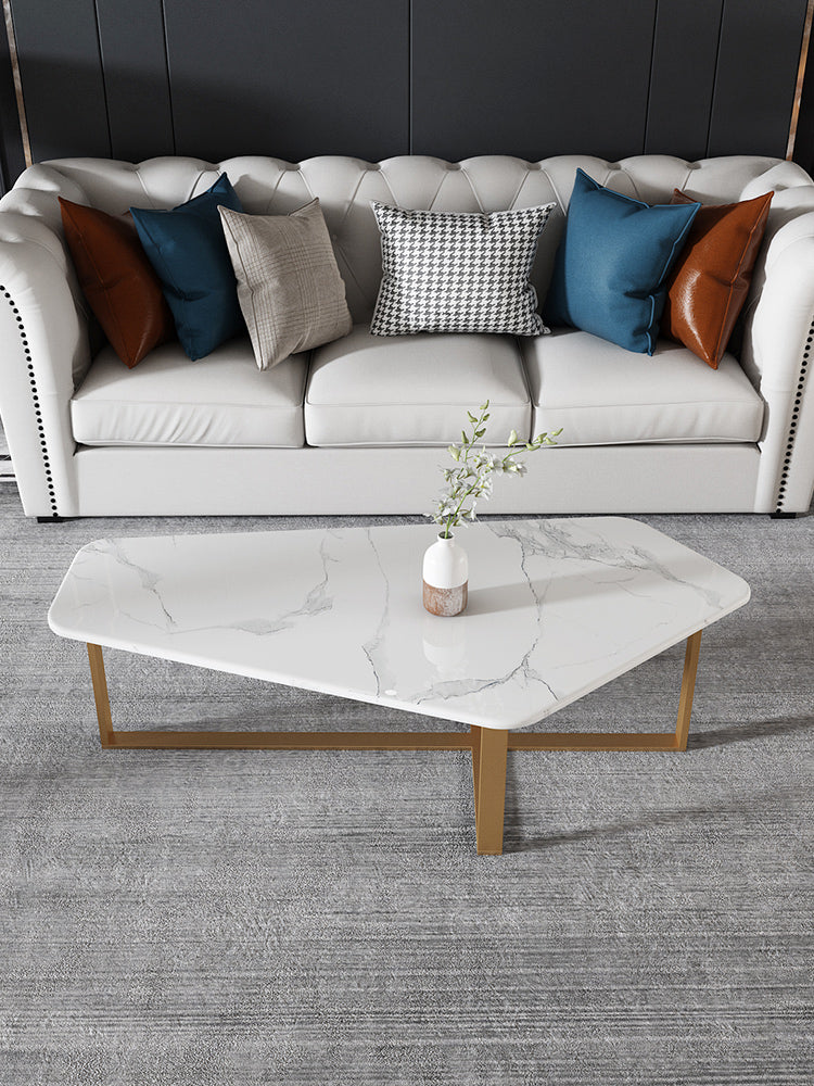 โต๊ะกลางลายหินอ่อน - Designed Center Table