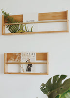 ชั้นวางของตกแต่งผนัง - Wooden Wall Decor Shelf III