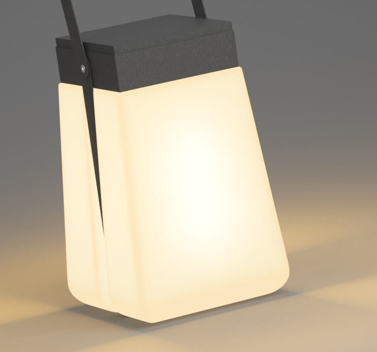 โคมไฟโซล่าเซลตั้งพื้น - Solar Power Designed Garden Decor Lamp III