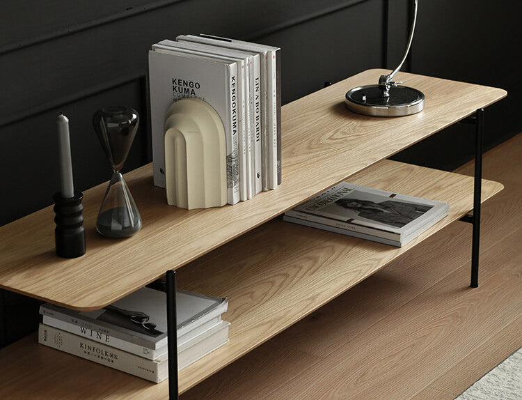 โต๊ะวางทีวีสำหรับห้องรับแขก - Wooden Designed TV Table