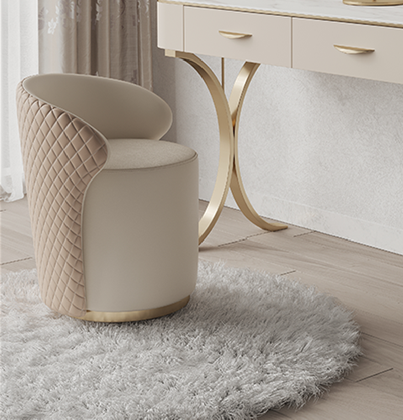 ม้านั่งสำหรับตกแต่งบ้าน - Designed Backrest Stool