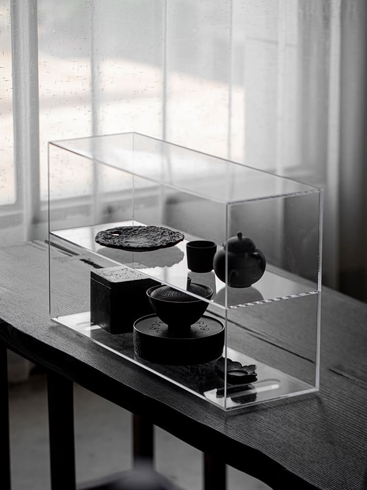 ชั้นวางของอเนกประสงค์ - Acrylic Decorating Table Shelf IX