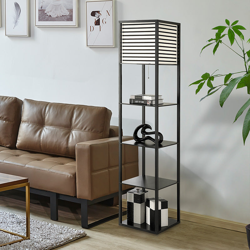 โคมไฟตั้งพื้น - Shelf Designed Floor Lamp XI