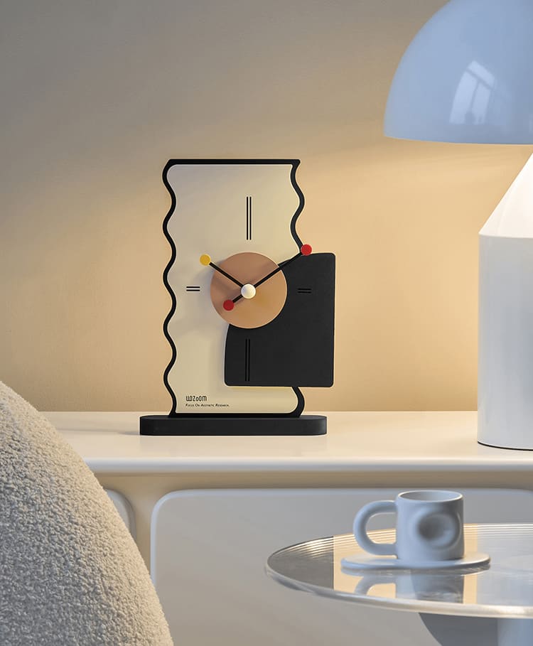นาฬิกาตั้งโต๊ะตกแต่งบ้าน - Creative Designed Table Clock