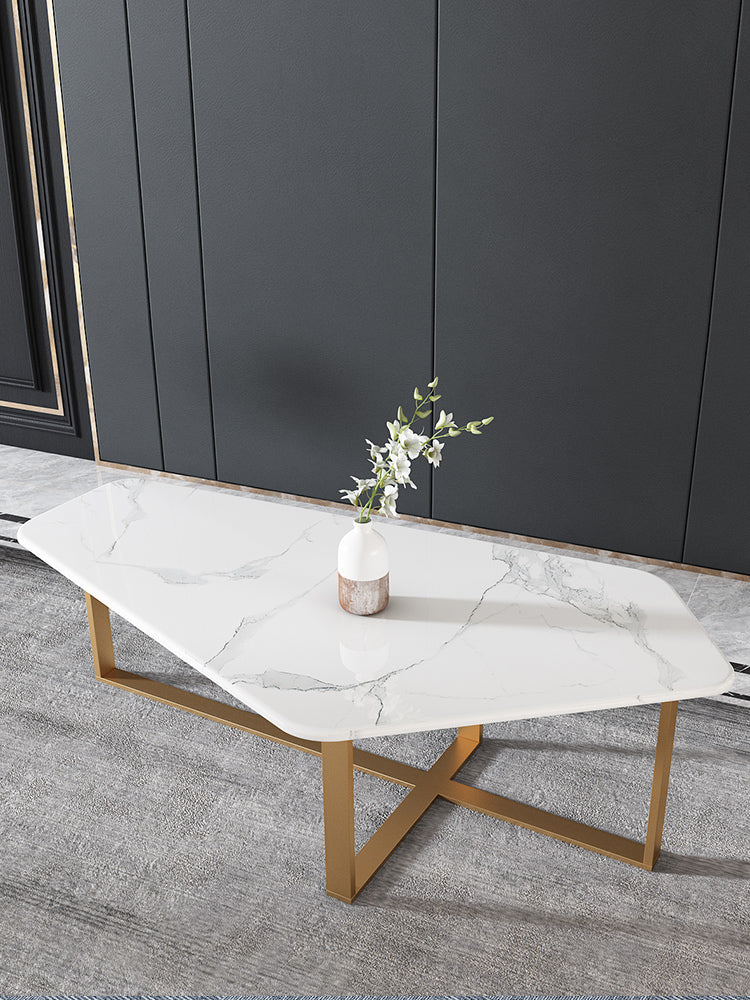 โต๊ะกลางลายหินอ่อน - Designed Center Table