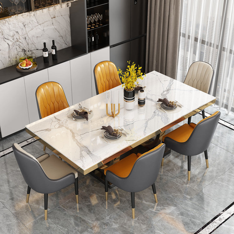 โต๊ะอาหารลายหินอ่อน - Luxury Designed Dining Table III