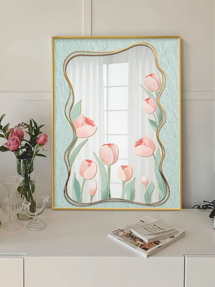 กระจกแต่งบ้าน - Tulips Designed Decorating Mirror II