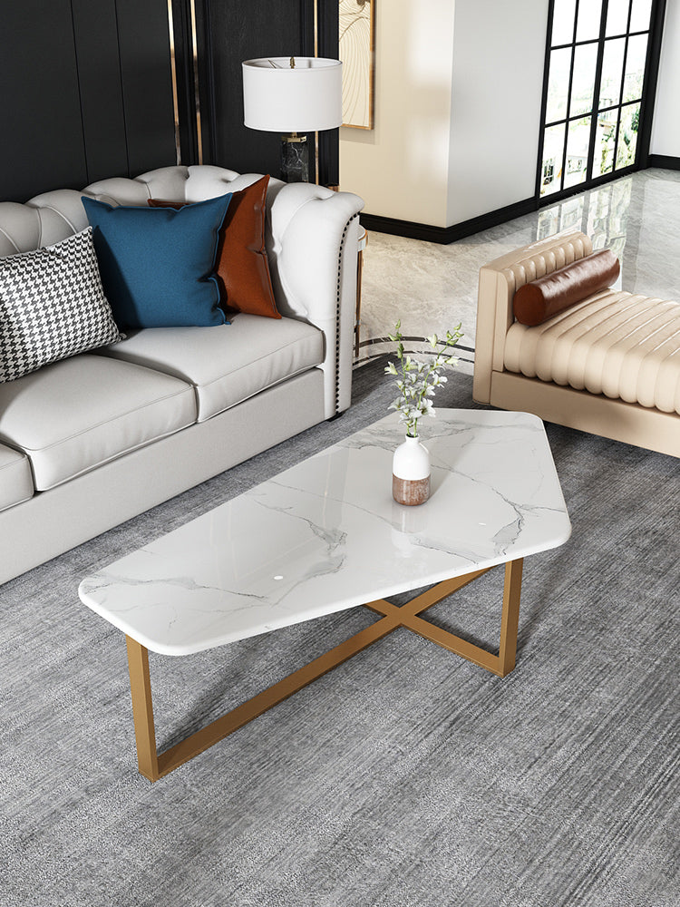 โต๊ะกลางลายหินอ่อน - Designed Center Table