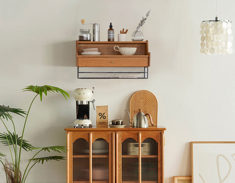 ชั้นวางของตกแต่งผนัง - Wooden Wall Decor Versatile Shelf