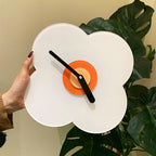 นาฬิกาสำหรับตกแต่งบ้าน - Flower Designed Clock