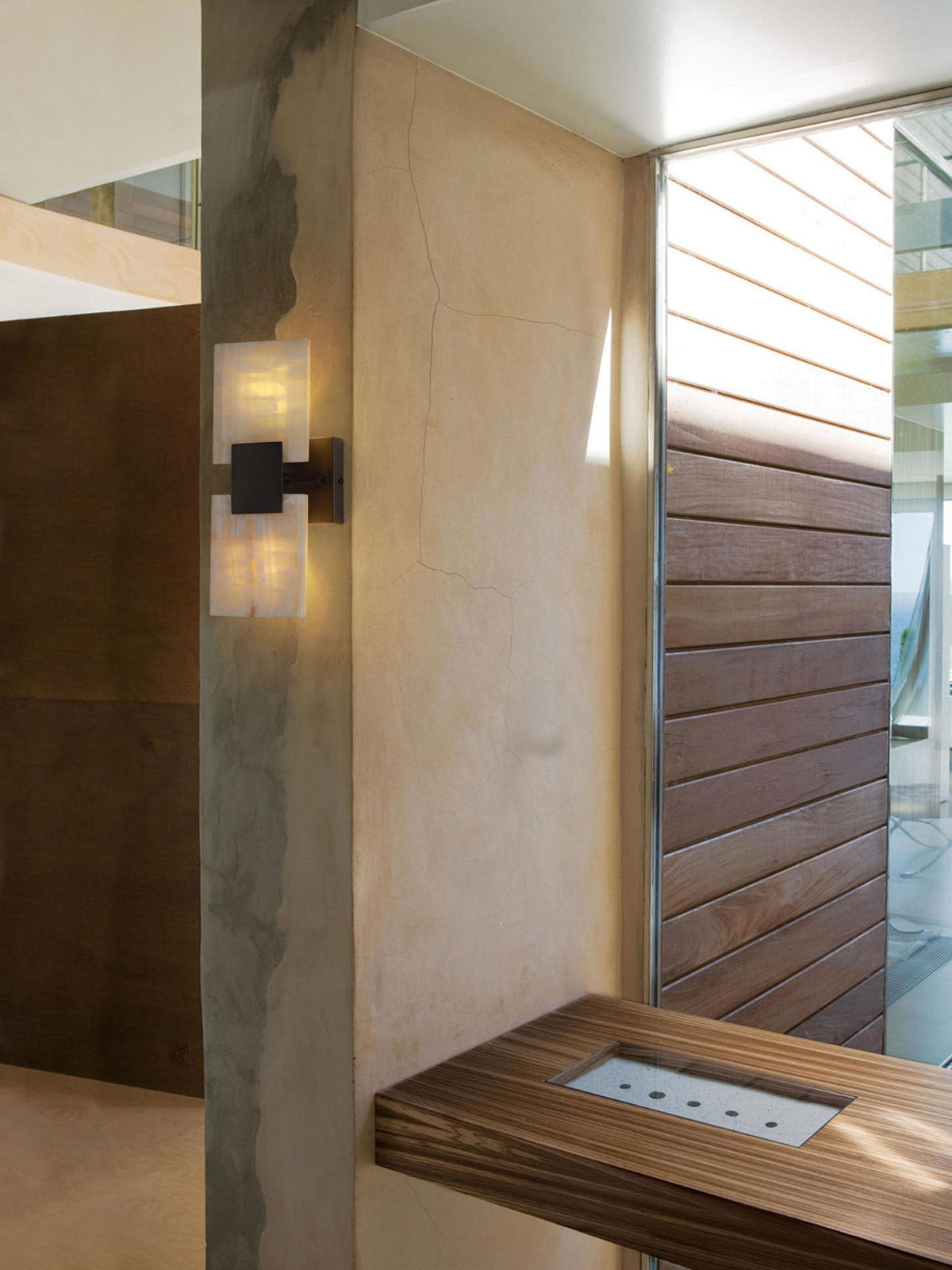 โคมไฟติดผนัง - Vetra Marble Wall Lamp