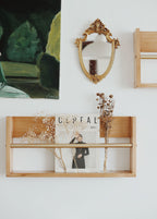 ชั้นวางของตกแต่งผนัง - Wooden Wall Decor Shelf III