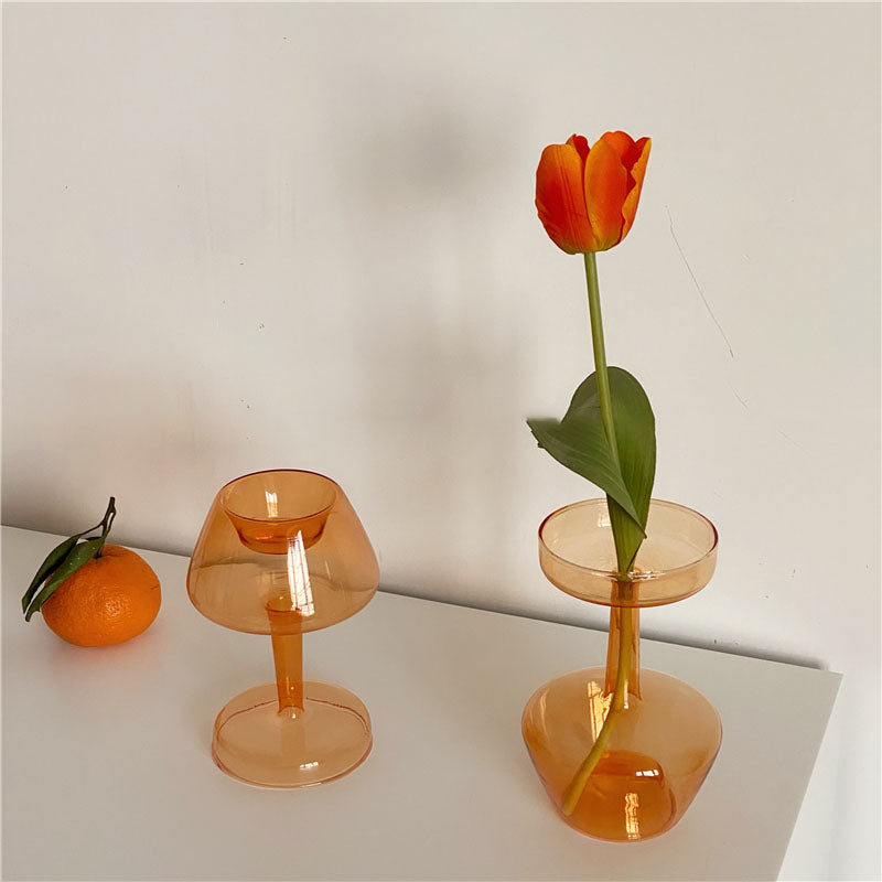 เชิงเทียนสำหรับตกแต่งบ้าน - Glass Candle Holder III