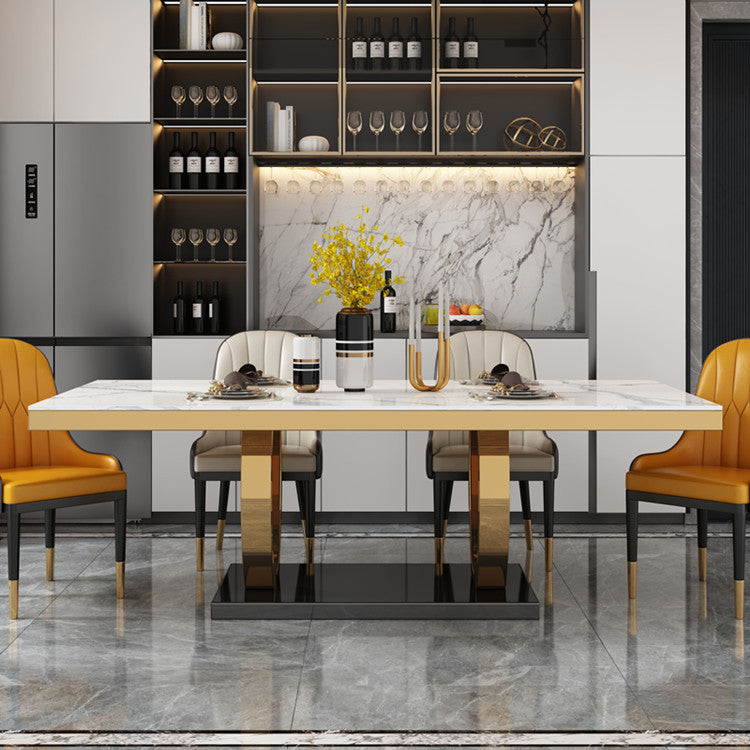 โต๊ะอาหารลายหินอ่อน - Luxury Designed Dining Table III