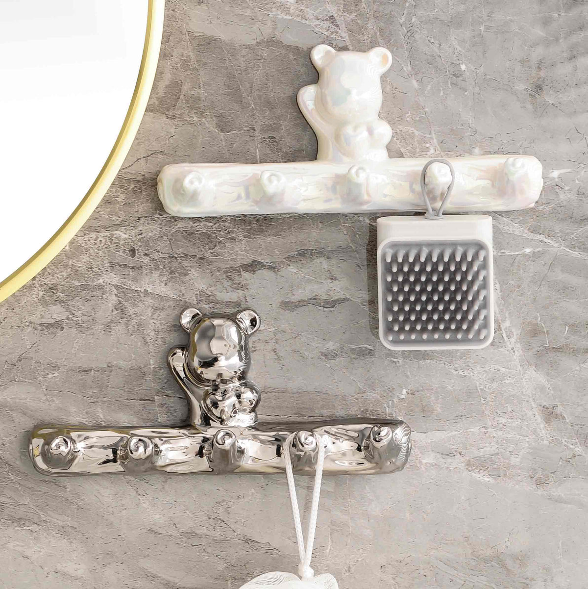 ที่แขวนของอเนกประสงค์ - Bear Designed Wall Decorating Hanger