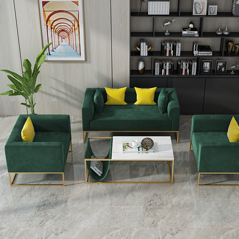 โต๊ะกลางห้องรับแขกท็อปหินอ่อน - Designed Marble Coffee Table II