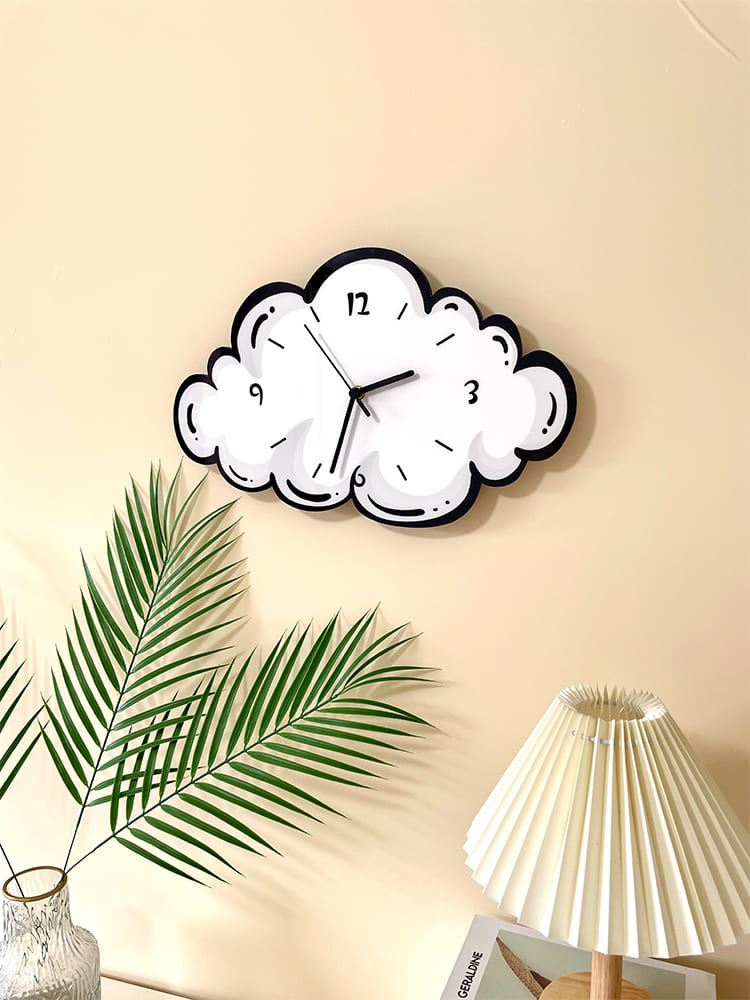 นาฬิกาสำหรับตกแต่งบ้าน - Cloud Designed Decorating Clock